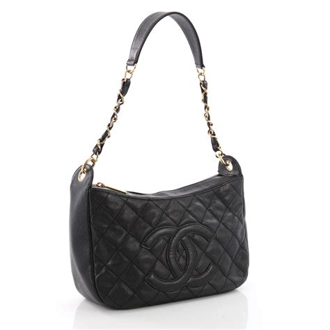 CHANEL Caviar Quilted Timeless CC Shoulder Bag 